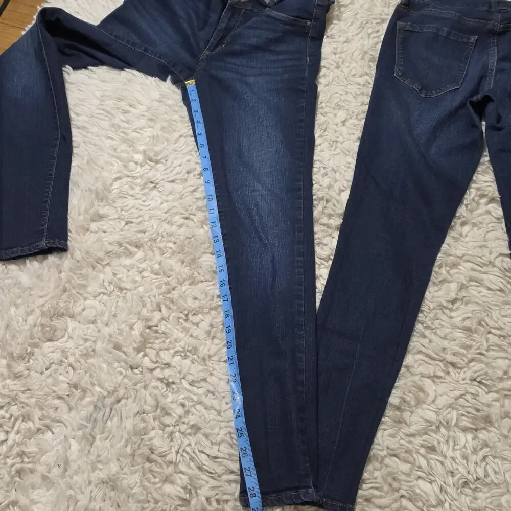 2 Pair Jessica Simpson Poppy Mid-Rise Skinny Jeans Women's Size 6